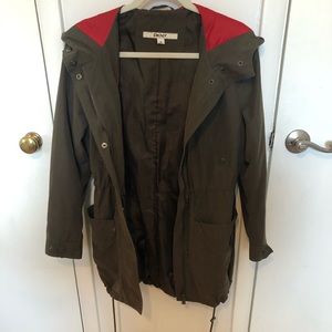 Designer rain jacket